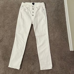 J Crew White Jeans